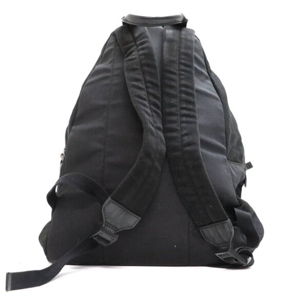 Gucci GG Unisex Black Parana Web Techno Nylon Canvas Backpack - Picture 2 of 13